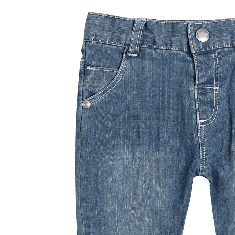 Spodnie denim strecz Boboli niebieskie