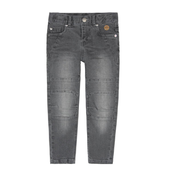 Spodnie jeans szare dla chłopca Boboli slim fit