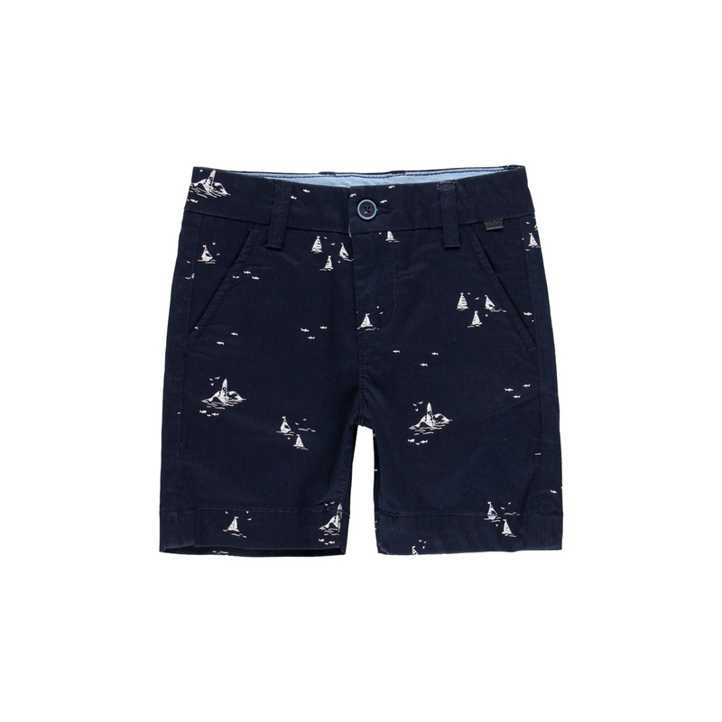Szorty dla chłopca Boboli żaglówki