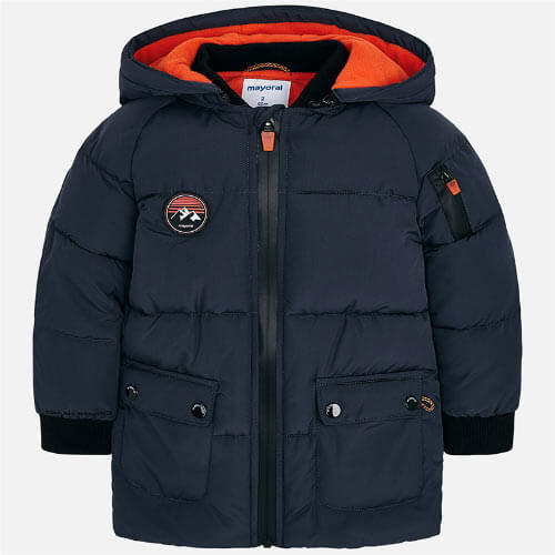 Kurtka dla chłopca Mayoral kolor szaro granatowy