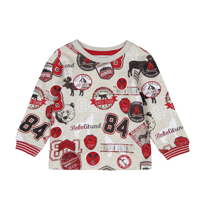 Bluza kolor beżowy Boboli dla chłopca