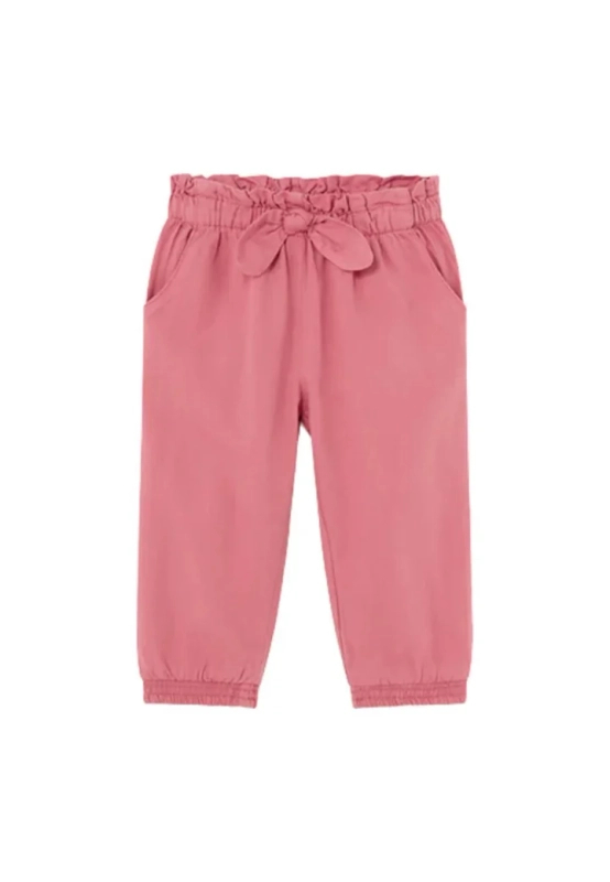 Spodnie z lyocell dla dziewczynki Mayoral różowe