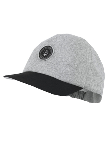 Czapka z daszkiem cienka Jamiks szara
