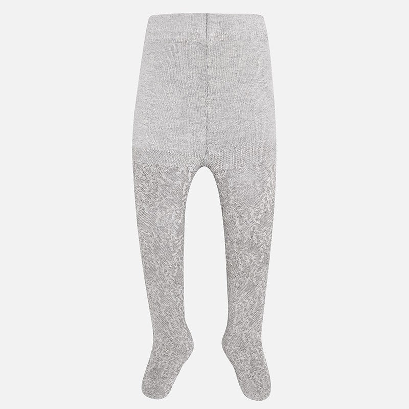 Rajstopy kolor jasno szary ażurowe Mayoral