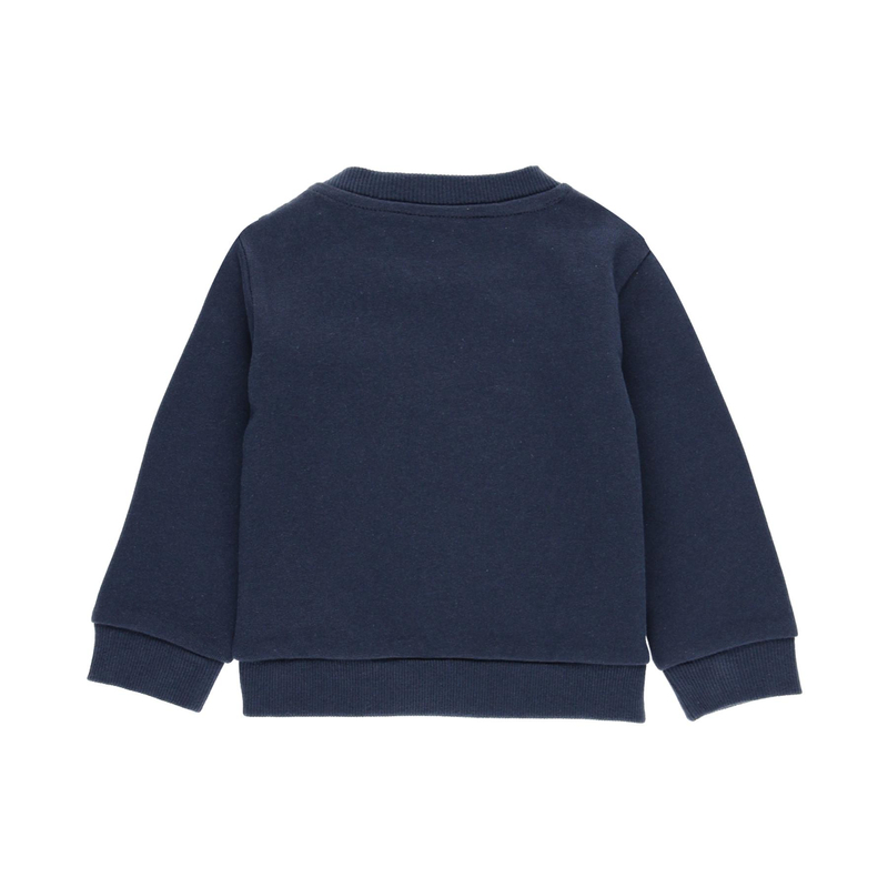 Bluza ocieplana z cekinami planety kolor granatowy Boboli dla chłopca