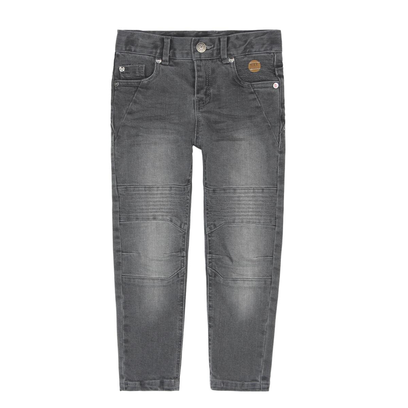 Spodnie jeans szare dla chłopca Boboli slim fit