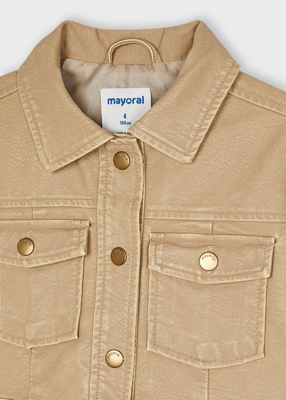 Kurtka ekoskóra dla dziewczynki Mayoral