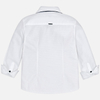 Koszula biała z muszką z długim rękawem Mayoral dla chłopca