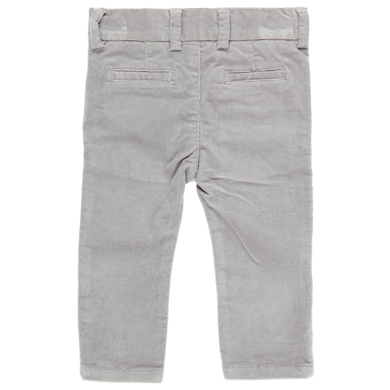 Spodnie sztruksowe dla chłopca kolor szary Boboli