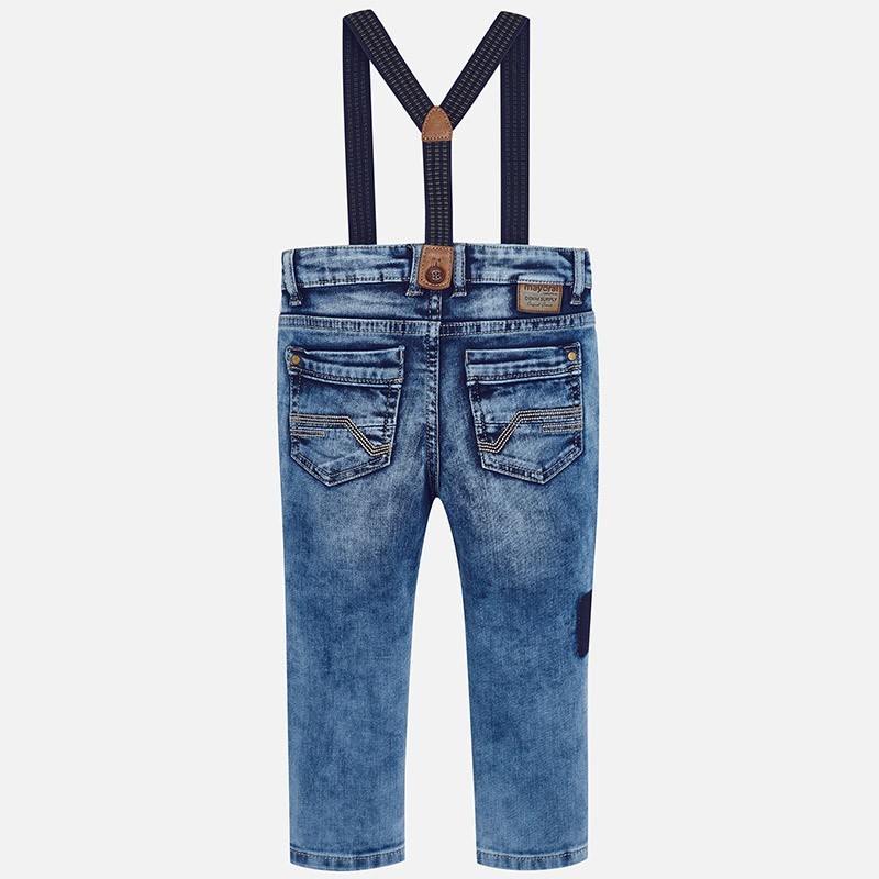 Spodnie dżinsowe Mayoral dla chłopca kolor niebieski