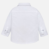 Koszula biała z długim rękawem Mayoral dla chłopca
