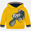 Bluza z kapturem dla chłopca Mayoral kolor żółty