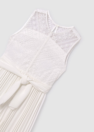 Kombinezon elegancki kremowy dla dziewczynki Mayoral