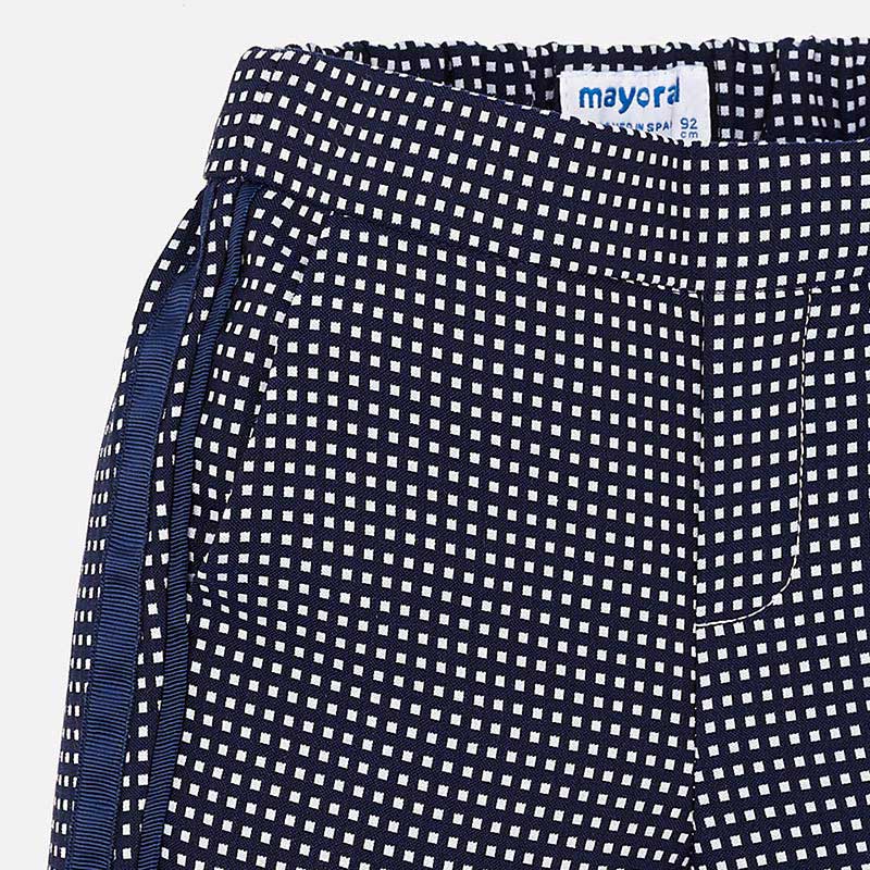 Spodnie eleganckie w kratkę Mayoral