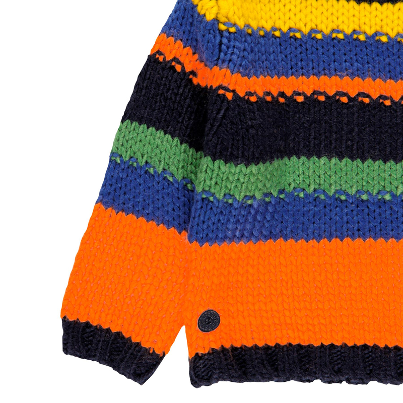 Sweter dla chłopca kolor ciemny niebieski