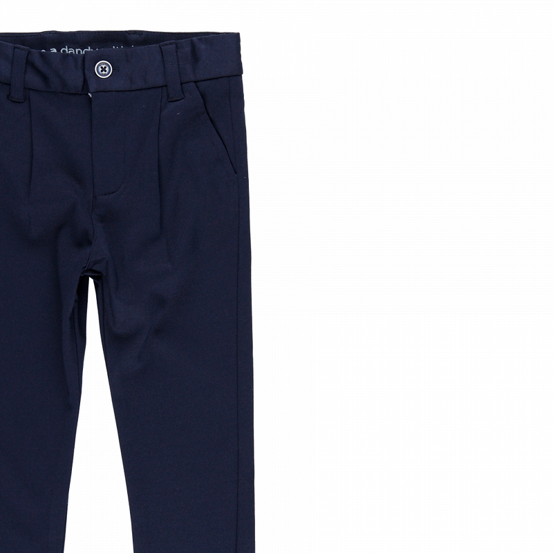 Spodnie eleganckie Boboli  dla chłopca kolor granatowy
