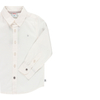 Klasyczna biała koszula z kołnierzykiem w prążek Boboli dla chłopca