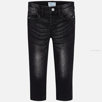 Spodnie jeans czarne super slim fit Mayoral