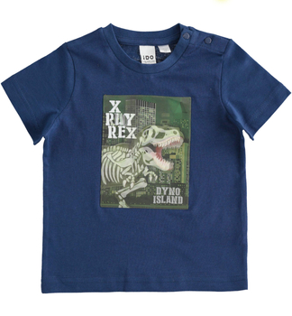 Bluzka z krótkim rękawem kolor Granat