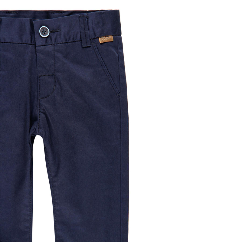 Eleganckie spodnie Boboli dla chłopca kolor granatowy
