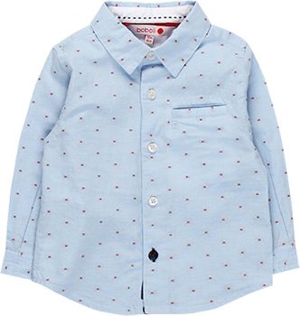 Koszula z długim rękawem dla chłopca kolor niebieski