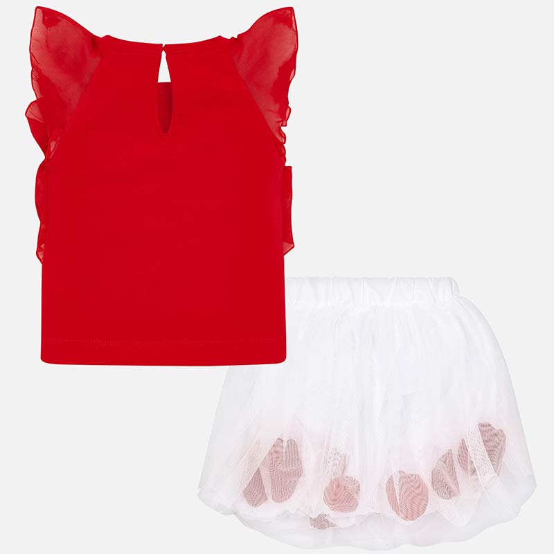 Komplet spódnica bluzka bez rękawów Mayoral dla dziewczynki