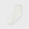 Skarpetki ażurowe kolor kremowy Mayoral dla dziewczynki