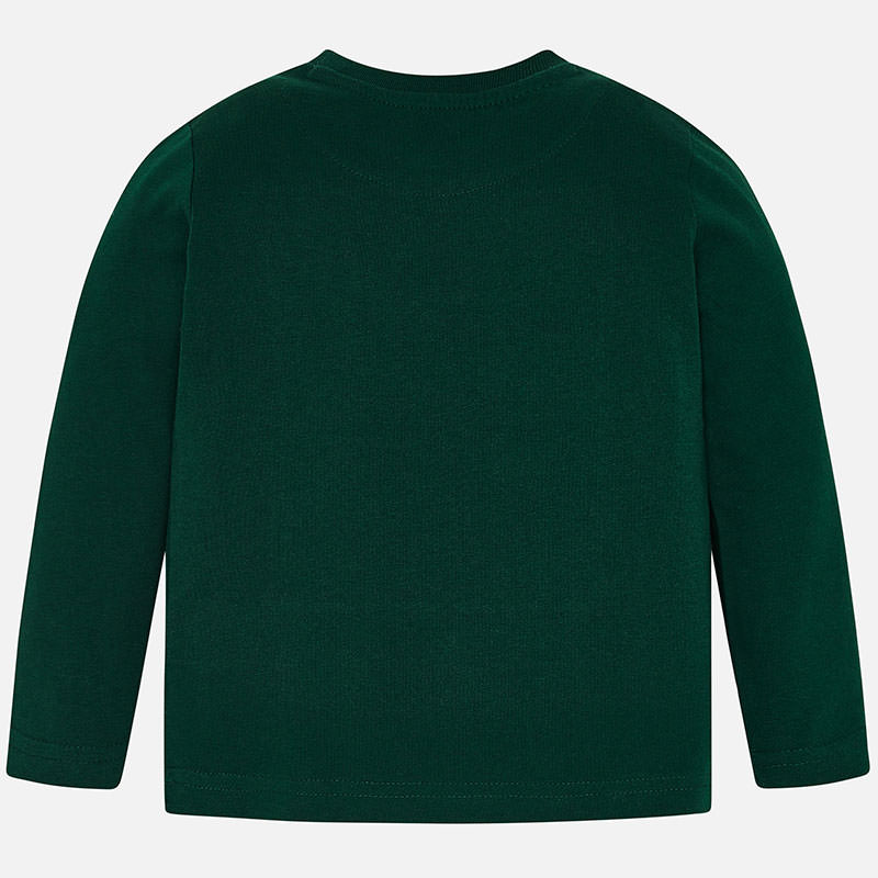 Koszulka z długim rękawem kolor zielony