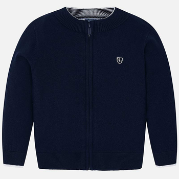 Sweter rozpinany na suwak  Granatowy Mayoral