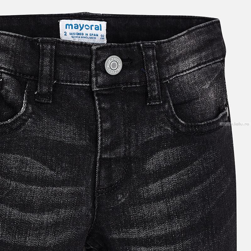 Spodnie jeans czarne super slim fit Mayoral