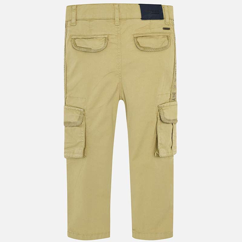 Spodnie cargo dla chłopca Mayoral kolor piaskowy