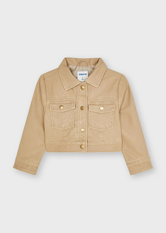 Kurtka ekoskóra dla dziewczynki Mayoral