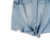 Bluzka denim dla dziewczynki kolor niebieski Boboli