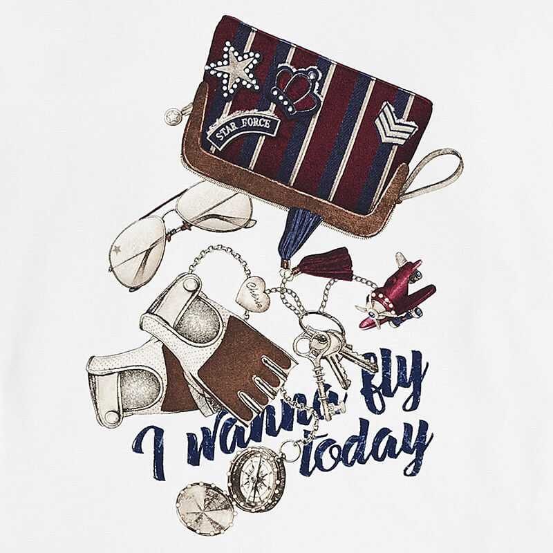 Bluzka z długim rękawem dla dziewczynki Mayoral