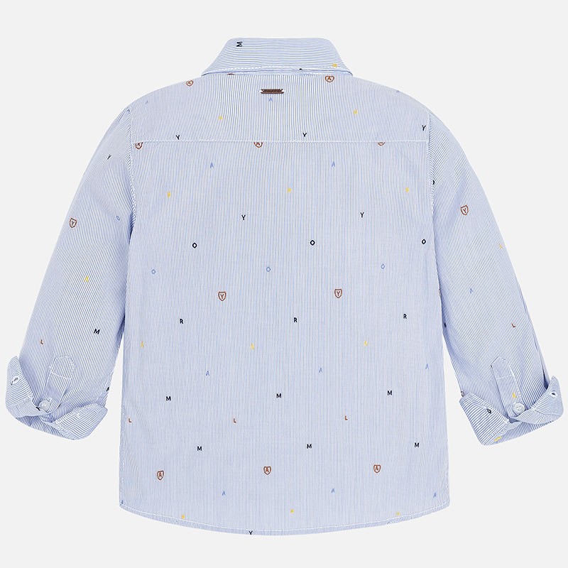 Koszula niebieska w paski Mayoral dla chłopca