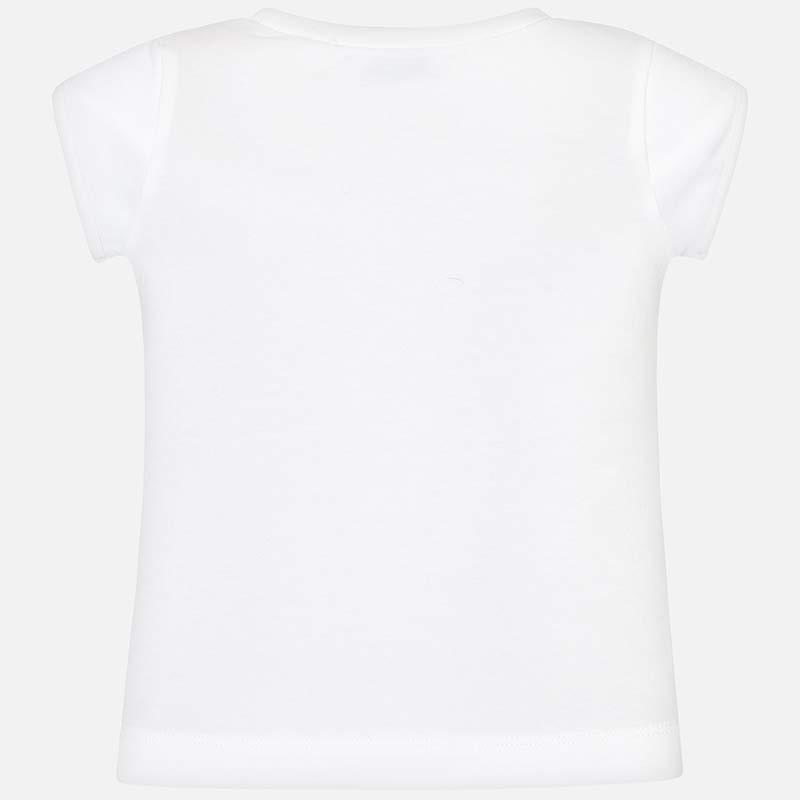 Bluzka z krótkim rękawem "oops" Biały Mayoral