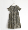 Sukienka długa z krótkim rękawem dla dziewczynki iDO