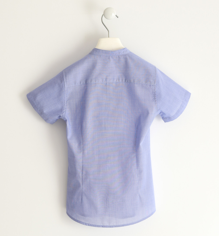 Koszula z krótkim rękawem kolor Błękitna iDO