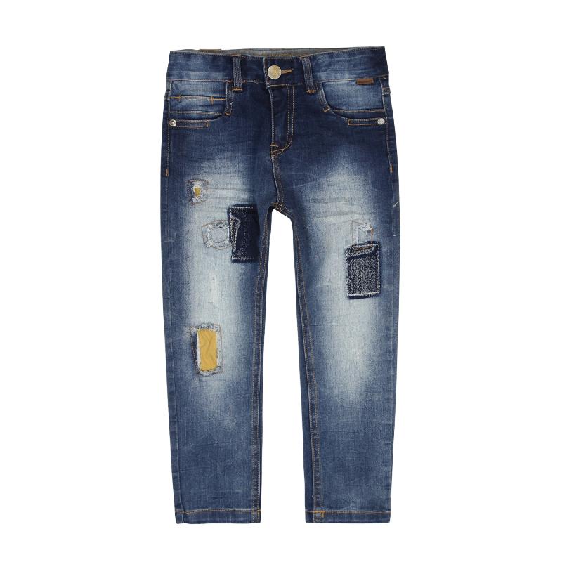 Spodnie jeans dla chłopca Boboli slim fit