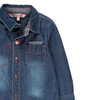 Koszula denim z długim rękawem dla chłopca Boboli