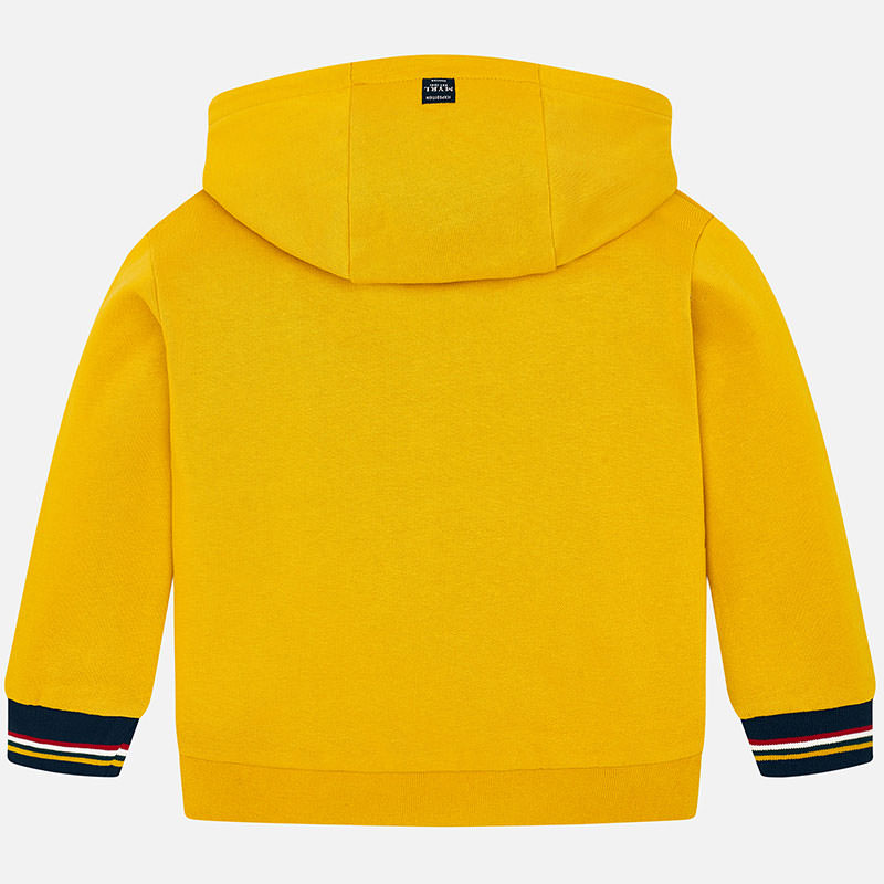 Bluza z kapturem dla chłopca Mayoral kolor żółty