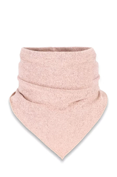 Komin chusteczka niemowlęca z dzianiny Broel różowy pojedynczy