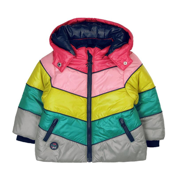 Kurtka zimowa dla dziewczynki Magenta Boboli