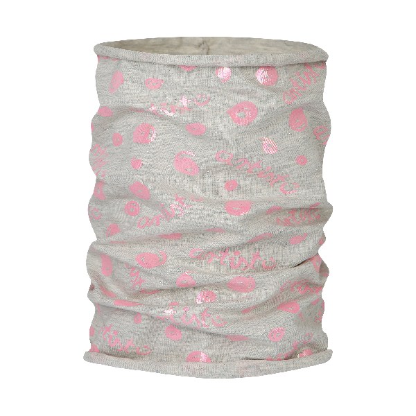 Komin z elastycznej bawełny Broel szary pojedynczy 2-3 lata