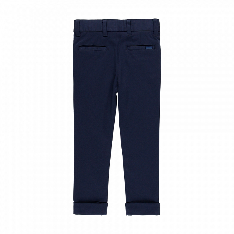 Spodnie eleganckie Boboli  dla chłopca kolor granatowy