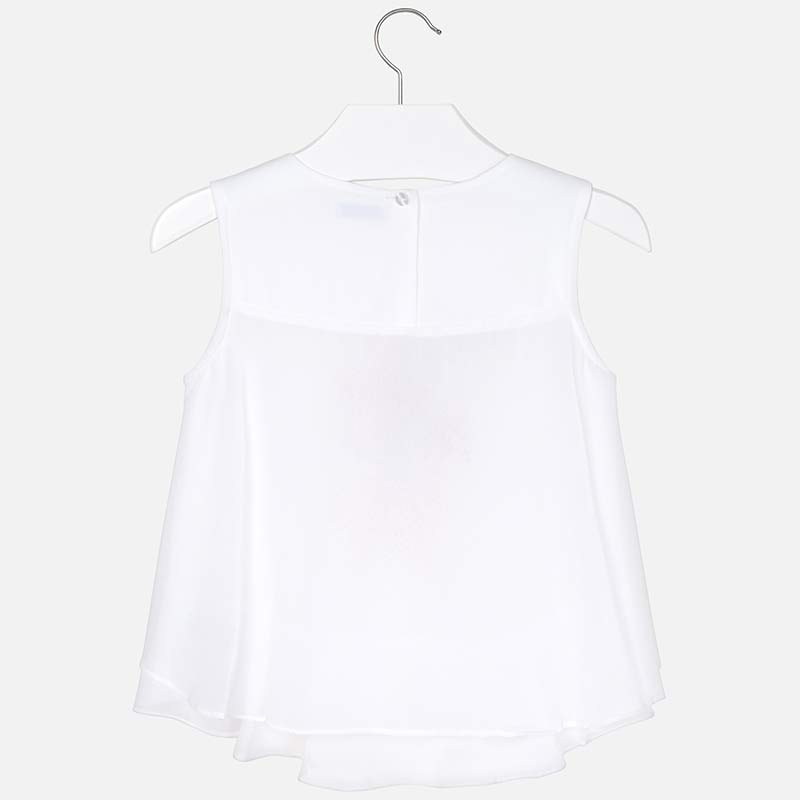 Bluzka bez rękawów dla dziewczynki Mayoral