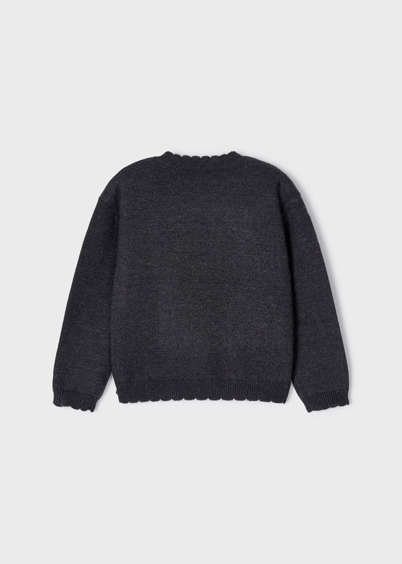 Sweter Ciemny szary dla dziewczynki