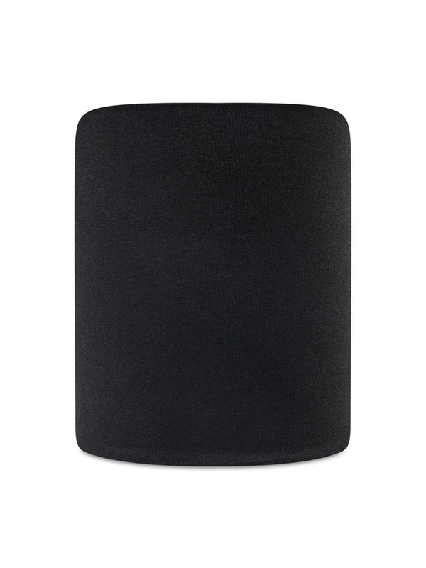 Komin z elastycznej bawełny Broel czarny podwójny
