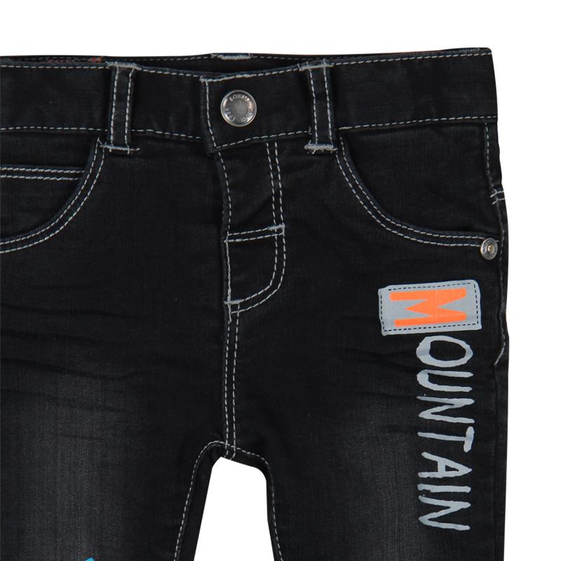 Spodnie dżinsowe z podszewką Boboli dla chłopca kolor czarny