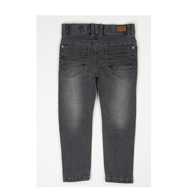 Spodnie jeans szare dla chłopca Boboli slim fit